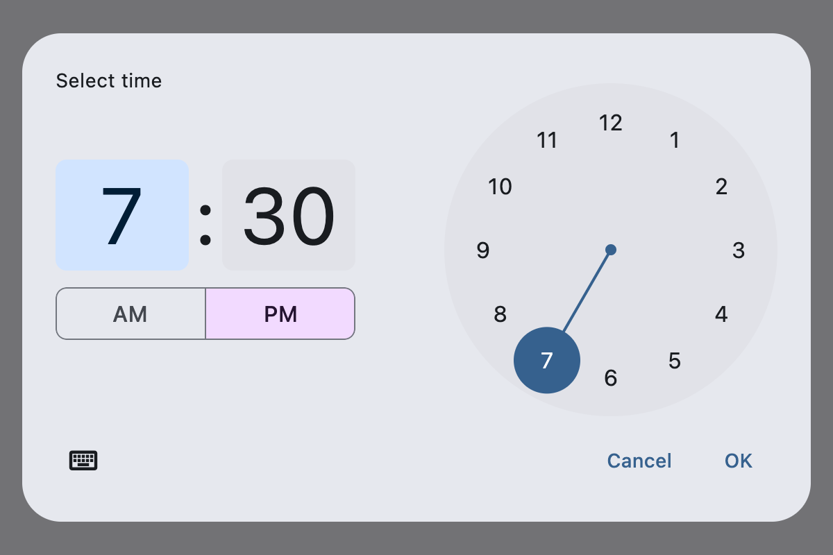 TimePicker